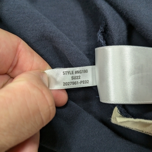 Madewell Top Men's M Blue Navy Love To All Pride Allday Tank Sleeveless Cotton - Picture 7 of 8